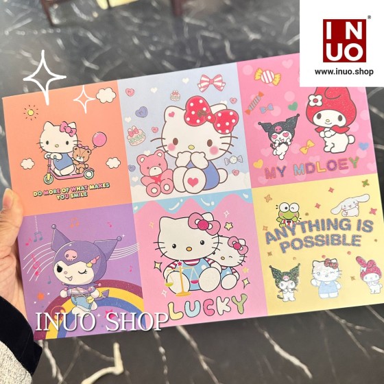 Paleta de sombras de 54 tonos Sanrio-dibujos
